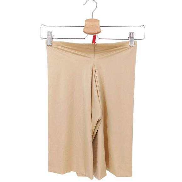 Spanx Women's Champagne Beige Mid Thigh Shaping Shorts Size Large - Picture 1 of 9